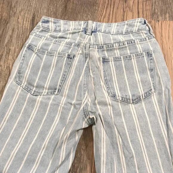 Pacsun light wash striped mom jeans size 24 - Picture 4 of 4